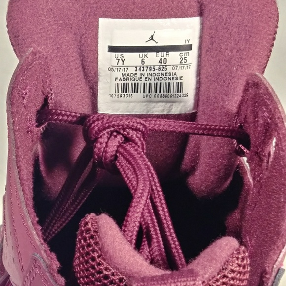 Jordan True Flight BG Boys Grade School Bordeaux - Picture 6 of 8